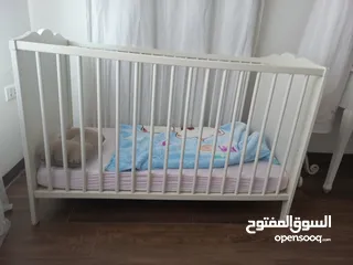  3 تخت أطفال ابيض ايكيا