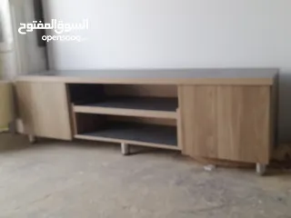  7 طاولات شاشه ديكورات داخلي خشب لامنيت 18م الون حسب الطلب الون حسب الطلب كفاله 5سنوات على اعمالنا
