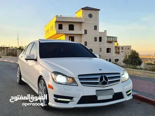  12 Mercedes C250 / AMG موديل 2015 فل الفل الإضافات  عداد 77000 / بحالة الوكالة  أصل AMG فل إضافات