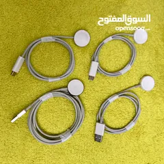  1 شاحن ساعة Apple Watch  Type-c+USB