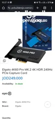  5 Elgato 4K60 Pro MK.2, Internal Capture Card, Stream and Record 4K60 HDR10