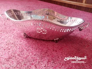  3 سله فخمه من النحاس والفضه الملكيه الهنديه
