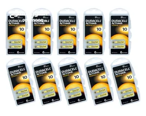  2 بطاريات دورسل قياس 10 / Duracell PR70 Size 10 بطاريات لسماعات الاذن