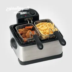 4 مقلاة زيت ميجا  4 لتر    • جهاز عملي ومتين مصنوع من الستانلس ستيل  • تحكم كامل بدرجة الحرارة لتناسب