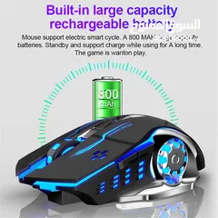  5 ماوس جيمنغ أصلي لألعاب الفيديو الاحترافية وايرلس Aula SC100 Gaming Mouse Wireless