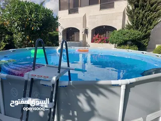  6 اكبر عرض وتحطيم للاسعار على مسبح انتكس INTEX SWIMMING Pool  بققطر 610سم وعمق رهيب 132سم