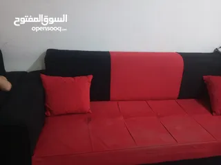  1 طقم كورنر مستعمل استعمال بسيط مكون من 8 مقاعد