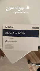  1 Sigma 30 mm f1.4 Sony E mount