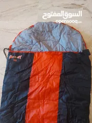  5 للتخيبم sleeping bag وارد اميركا مستعمل بحالة ممتازة ماركة ARMY NAVY قياس 75سم×180سم+30سم مع شنتة