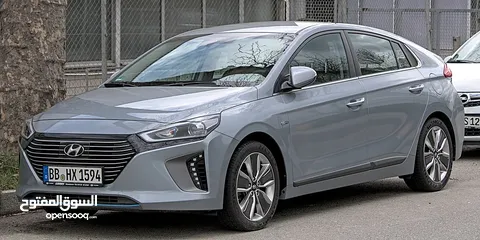  1 ايونك للايجار بأسعار مميزه/  مكتب نحد لتأجير السيارات السياحيه Hundayi Ioniq hybrid 2024