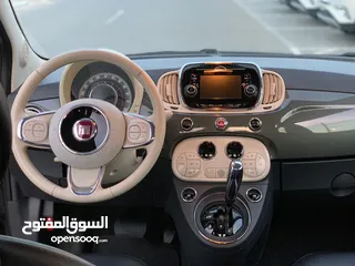  13 فيات 500c 2017 خليجي فل اوبشن ماشي 100 الف