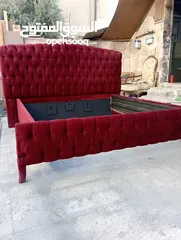  10 غرفه  نوم مميزه  بالاتنجيد الاحمر  وخشب  لاتيه 18  ثقيل ل