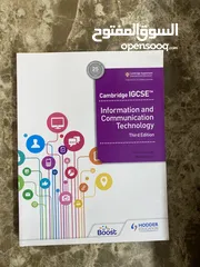  1 السلام عليكم كتاب information and communication technology الكتاب جديد للبيع لنظام IGCSE