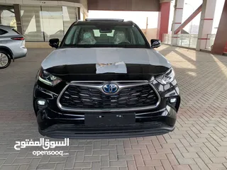  1 للبيع تويوتا هايلاندر 2024 اعلى صنف ليمتد اسود عداد زيرو بسعر 49950 دينار