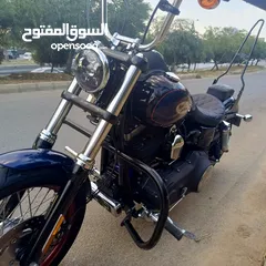  5 Harley Davidson street bob 2013.1700ccبحاله الوكاله