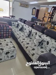  2 NEW CONDITION 7 SEATER SOFA WITH TABLE FOR SALE. URGENT SALE