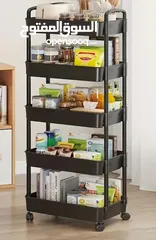  1 Versatile 5-Tier Rolling Storage Cart with Wheels