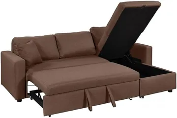  11 Brand new L shape sofa cum bed with storage for sale