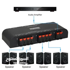  3 4Port Zone Speaker Selector Splitter Switch