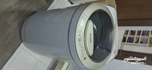  1 للبيع غسالة شارب بحالة ممتازة