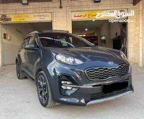  1 كيا سبورتاج Gt-Line ترخيص 2021 بسعر حرق دهان شركة بوضع الوكالة فل مسكر