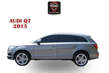  5 0% DP - ACCIDENT FREE - AUDI SERVICE - AUDI Q7 S-LINE 3.0SC 2015 - FIRST OWNER - GCC