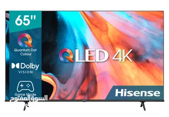 2 Hisense 65 inch 4k QLED smart tv