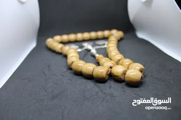  10 مسبحه فاتوران عدد 33 خرزة لون بني محروق من أجمل الألوان لون خشبي مميز