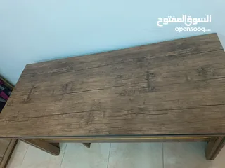 2 مكتب خشب مع كرسي