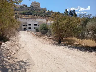  13 ارض مميزة مطلة ابو السوس غرب عمان عدة قطع في المنطقة.