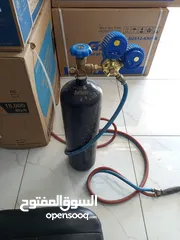  2 جرة اكسجين (اسطوانة اكسجين ) ـمنظم -تورش جلور
