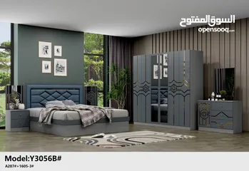  8 BEDROOM SET 7 PCS WITH MATTRESS WITH FITTING/غرف نوم مع دوشج ۷ قطع مع ترکيب