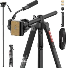  8 ترايبود كاميرا نوع ممتاز جدا وعالي الجودة  Ulanzi(U-SElECt)  VT-02 Tripod Heavy Duty