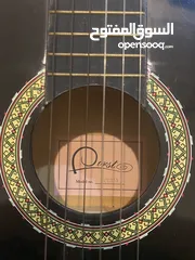  6 black classical guitar