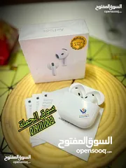  21 أختار الأصلي وريح راسك النسخة الأحدث والأقوى  بطارية تصل إلى 5ساعات من الأستخدام Apple AirPods 4 AN