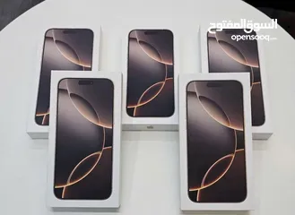  1 iPhone 16 pro  جديد كفالة الوكيل الرسمي في الأردن (128GB/256GB)