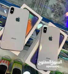  2 متوفر ايفونات X الاصلي جيجا 64 و 256 مشكل هدية كفر ولزقة وشاحن الاصلي متوفر توصيل