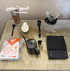  1 عدة تحضير قهوة v60 و كولد برو  V60 and cold brew coffee kit