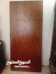  1 باب خشب صلد قشره بلوط