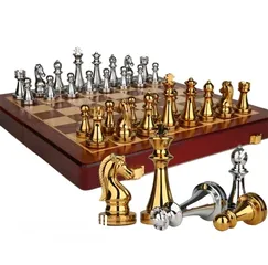  3 مجموعة شطرنج معدنية