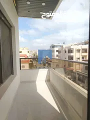  2 شقة فاخرة للبيع في أم أذينة طابق ثالث 180م مع روف 125م دوبلكس تشطيب سوبر ديلوكس لم تسكن