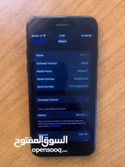  5 ايفون 7 العادي مساحته 128 بحالة الوكالة