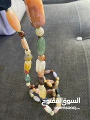  2 احجار كريمة (عقيق طبيعي 100\100)