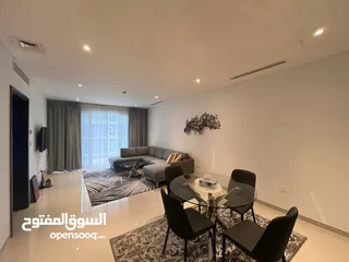  5 1 BR Fully Furnished Flat in Al Mouj – For Rent