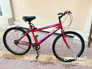  1 bicycle red good condition