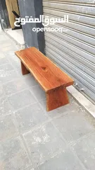  5 طاولة سفرة خشب طبيعي