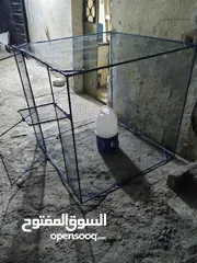  5 جاج للحمام للعصافير ارانب قفص حديد متر ب متر