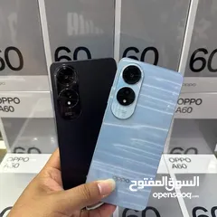  5 مشغل ايام oppo A60 رام 16 جيجا  256 أغراضة والكرتونه الأصلية مكفول بالشركة متوفر توصيل