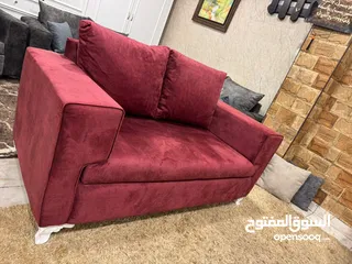  2 كنب  7   مقاعد خشب سويد دانلوب بوليستر طبي