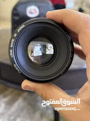  7 عدسات للبيع وشنتة وميموري عدسة 50mm 1.4 وعدسة 28/80